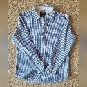 Boys Nautica Long Sleeve Button Down Dress Shirt. Size Large 14/16.